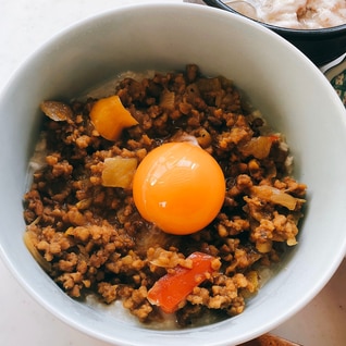 ヘルシー！大豆ミートのドライカレー